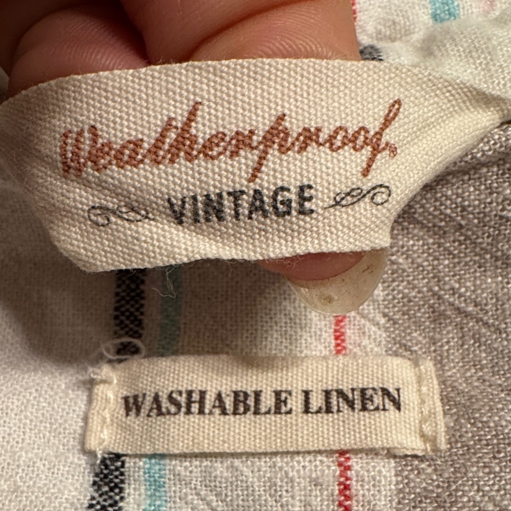 Weatherproof Multicolor Striped Button-Down Shirt - Picture 2 of 2